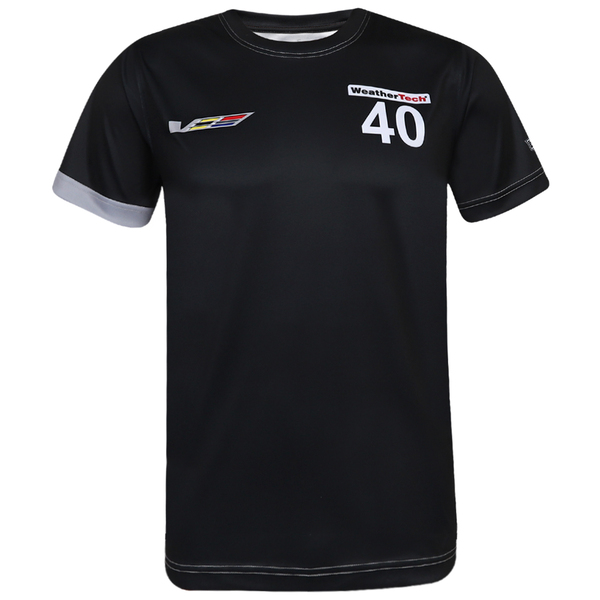 Custom Cadillac Racing Tee-Silver